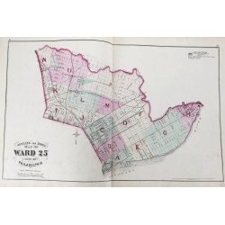 Atlas of the city of Philadelphia : 25th ward, from official records, private plans, and actual surveys (Volume 4)